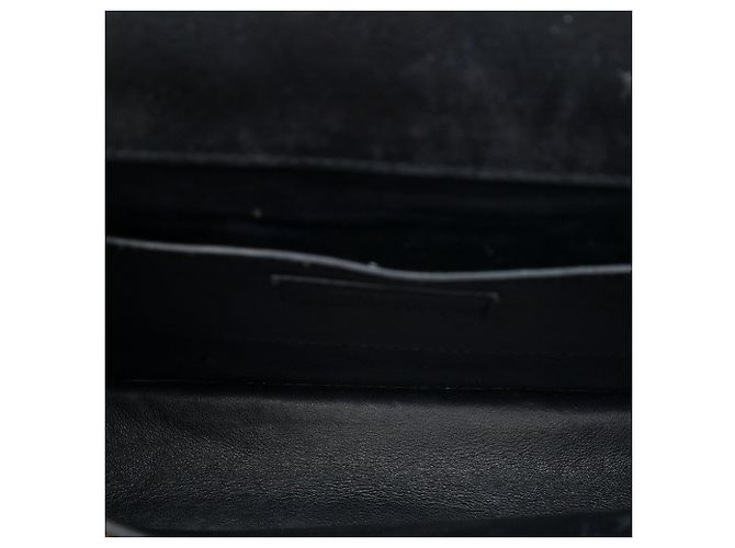 Borsa a tracolla Sulpice Medium in pelle metallizzata monogrammata marrone Saint Laurent - vista 4