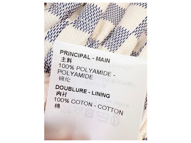 Falda Louis Vuitton Estampado Damier Check Poliamida 34 Multicolor - vista 6