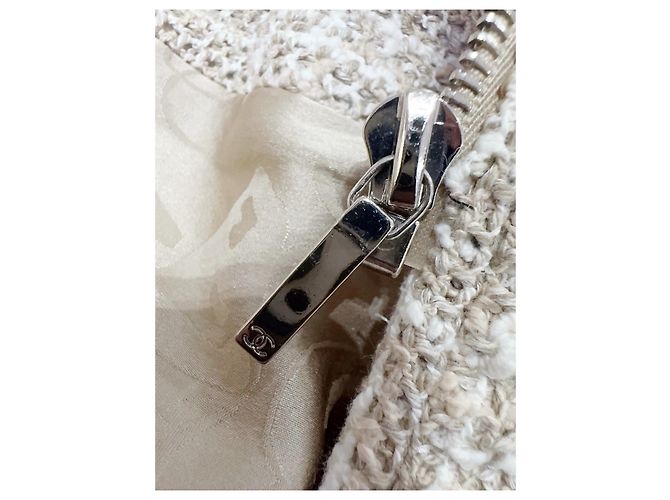 Chanel Wool Jacket Beige Size 34 Multiple colors - view 7