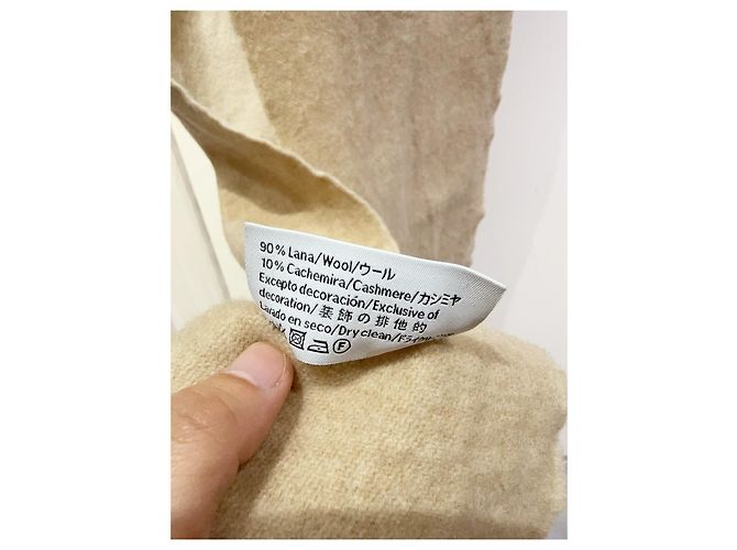 Sciarpa Loewe in cashmere beige Multicolore - vista 4