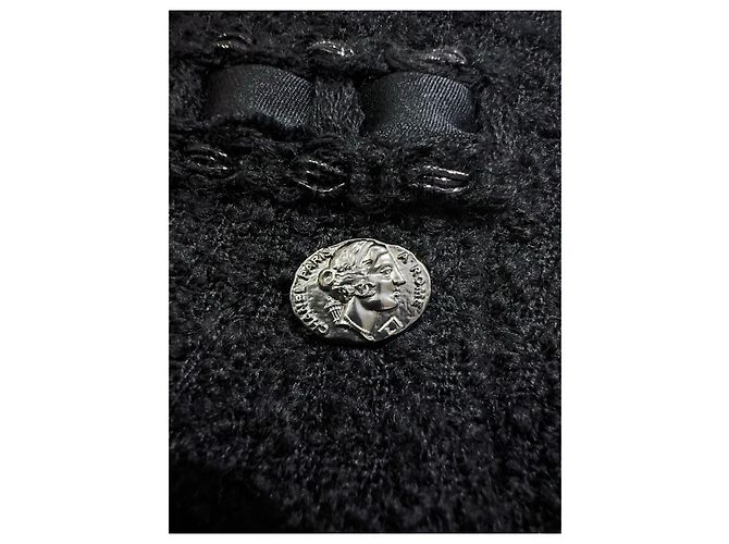 Chanel Kleid aus Tweed in Navy Größe 34 Mehrfarben - Ansicht 3