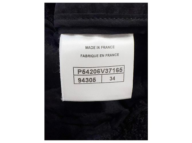 Chanel Kleid aus Tweed in Navy Größe 34 Mehrfarben - Ansicht 5