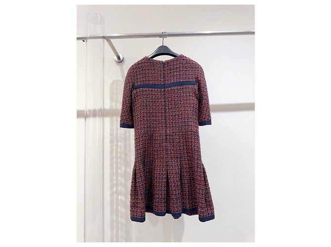 Chanel Tweed Kleid Mehrfarbig Größe 36 Mehrfarben - Ansicht 4