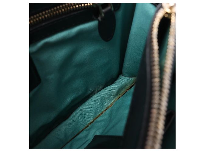 Bulgari Borsa a tracolla in pelle con catena BVLGARI Serpenti in nero Grigio - vista 14