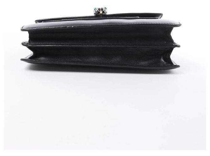 Bulgari Borsa a tracolla in pelle con catena BVLGARI Serpenti in nero Grigio - vista 7