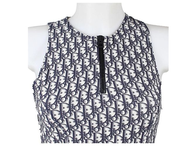 Conjunto de Baño Christian Dior Oblique Blanco Azul oscuro - vista 4