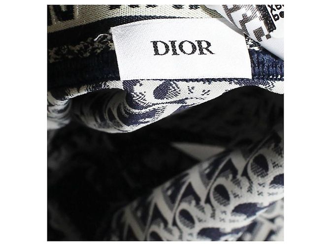 Conjunto de Baño Christian Dior Oblique Blanco Azul oscuro - vista 7