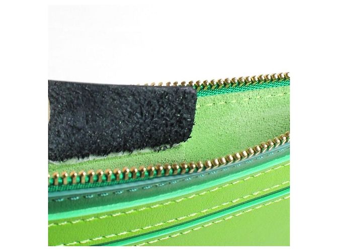 Christian Dior Pochette in pelle verde - vista 6