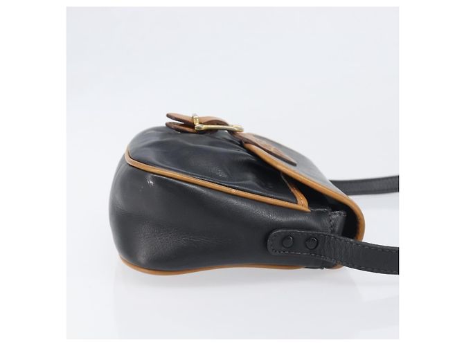 Céline Celine Flap Shoulder Leather Nero - vista 3