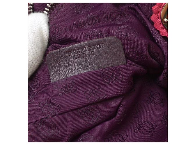 Loewe Flamenco Leather Small Rosa - vista 3