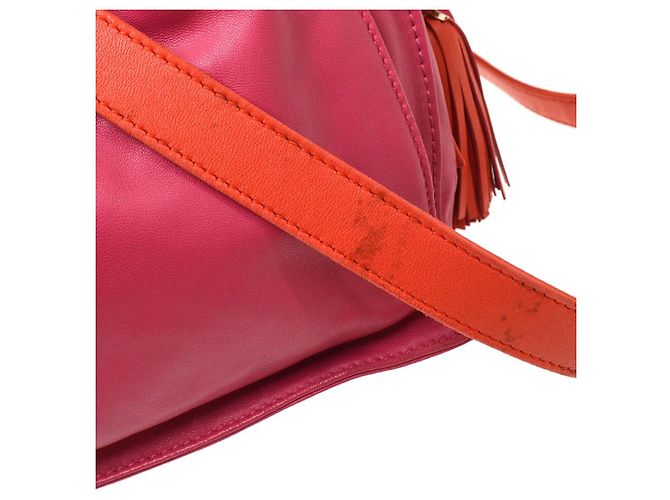 Loewe Flamenco Leather Small Rosa - vista 4