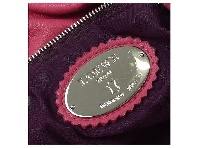 Loewe Flamenco Leather Small Rosa - vista 5