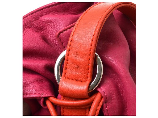 Loewe Flamenco Leather Small Rosa - vista 7