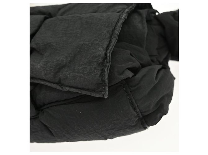 Bottega Veneta Padded Tech Cassette Intrecciato Nylon Nero - vista 6