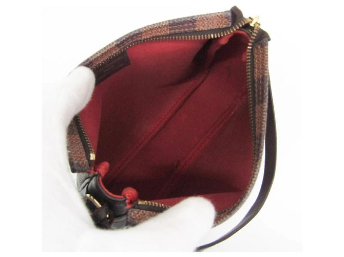 Louis Vuitton Trousse Make Up Damier Canvas Marrone - vista 3