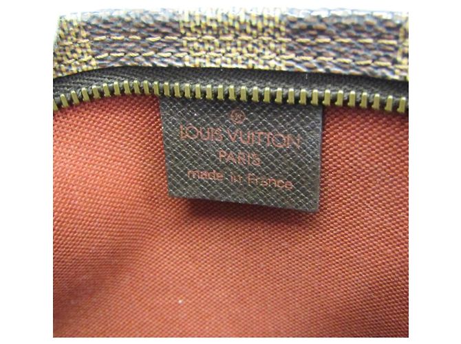 Louis Vuitton Trousse Make Up Damier Canvas Marrone - vista 4