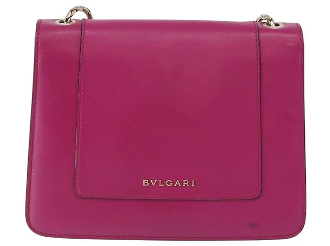 Bulgari Bvlgari Serpenti Forever Piccolo in Pelle Decorato Rosa - vista 2