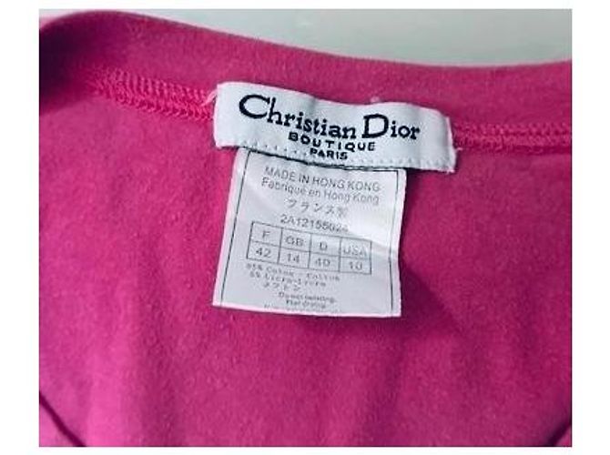Camiseta Christian Dior Peace and Love strass - Rosa - vista 6