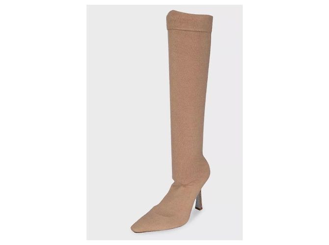 Rene Caovilla René Caovilla Beige Strass Textilstiefel EU 40 gebraucht - Ansicht 3