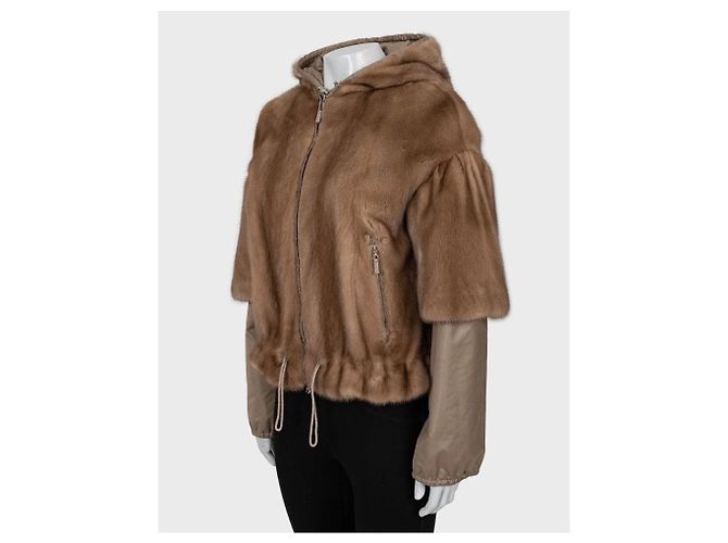 Giacca Brunello Cucinelli Marrone IT 44 / L Usata - vista 2