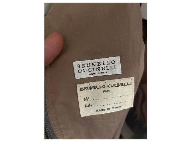 Brunello Cucinelli Braune Cropped-Jacke aus Baumwolle - Größe S Gebraucht - Ansicht 5