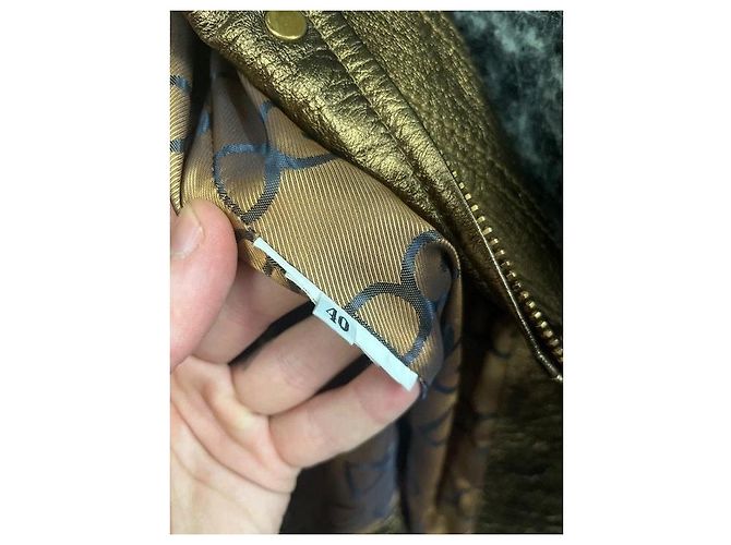 Dolce & Gabbana Brown Leather Jacket with Patch Pockets IT 40 / S Pre-owned - view 5