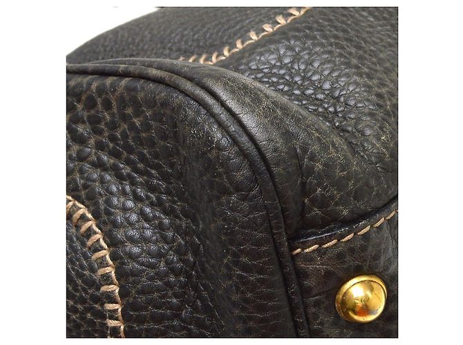 Gucci New Pelham Tote Leather Large Nero - vista 6