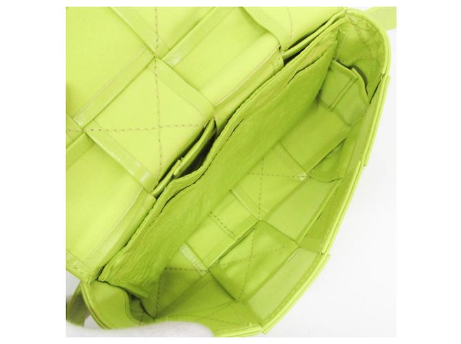 Bottega Veneta Cassette Leather Small Verde - vista 3