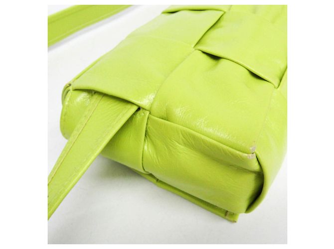 Bottega Veneta Cassette Leather Small Verde - vista 6
