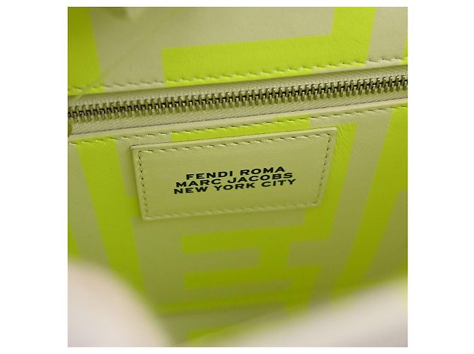 Fendi Peekaboo Leather Mini Multicolore - vista 3