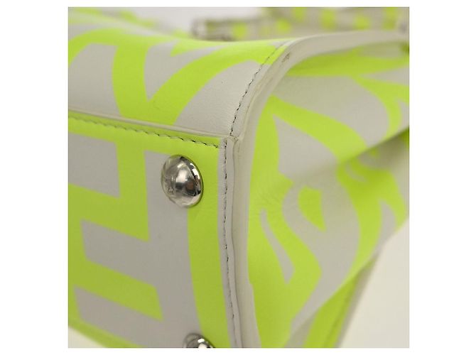Fendi Peekaboo Leather Mini Multicolore - vista 5