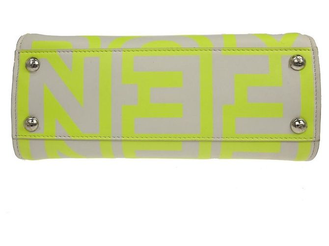 Fendi Peekaboo Leather Mini Multicolore - vista 6