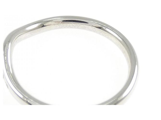 Tiffany & Co. Curved 9P Platin-Bandring - Ansicht 3