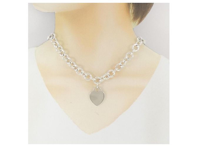 Tiffany & Co Collana Tiffany Heart Tag Argento - vista 6