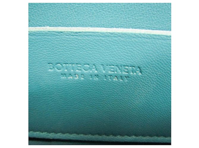 Bottega Veneta Cassette Maxi Intrecciato Leather Candy Blu - vista 4