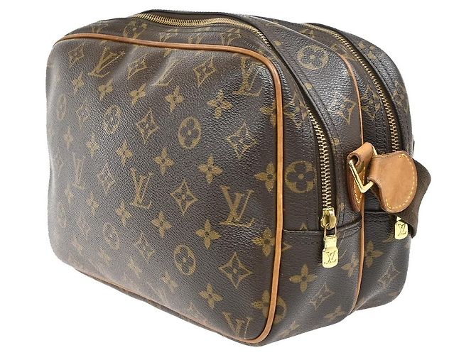 Louis Vuitton Reporter Monogram PM Marrone - vista 4