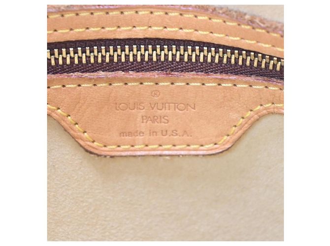 Louis Vuitton Looping Monogram Canvas GM Marrone - vista 6