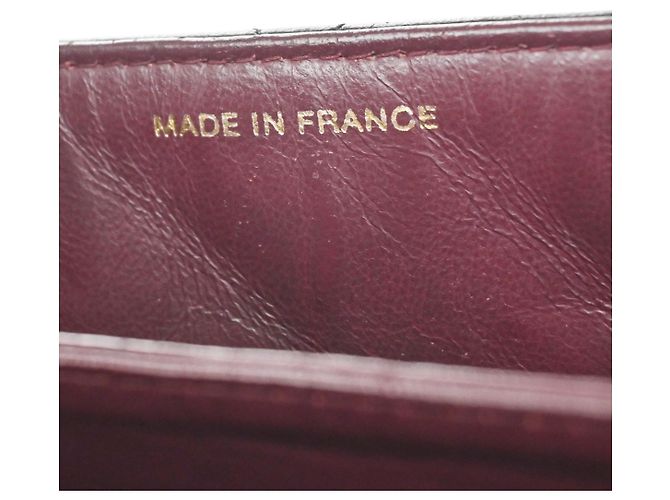 Chanel Vintage CC Square Flap Quilted Lambskin Medium Nero - vista 6