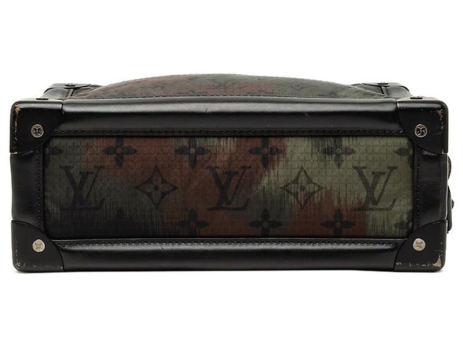Borsa a tracolla Soft Trunk in nylon Monogram Camouflage verde Louis Vuitton - vista 3