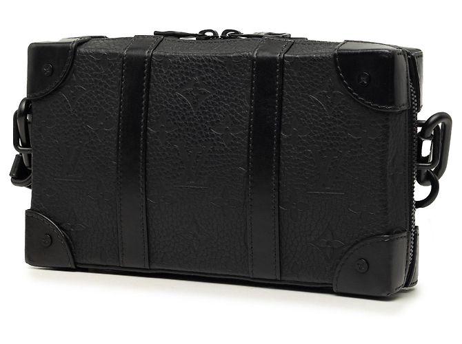 Borsa a tracolla portafoglio Soft Trunk Louis Vuitton Monogram Taurillon nera Nero - vista 2