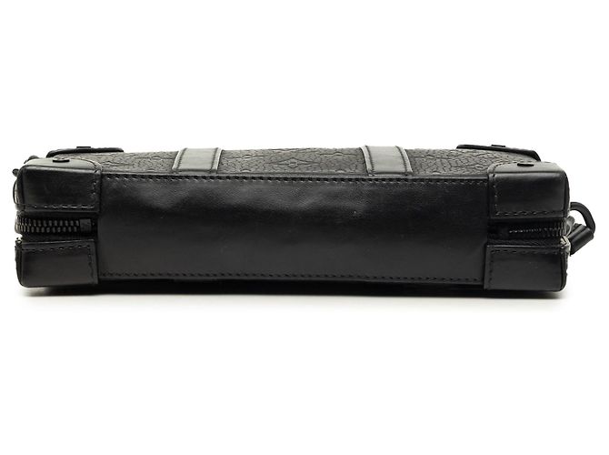 Borsa a tracolla portafoglio Soft Trunk Louis Vuitton Monogram Taurillon nera Nero - vista 3