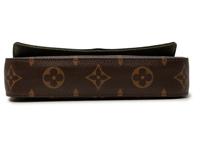 Borsa a tracolla Louis Vuitton Monogram Felicie Strap And Go Marrone - vista 3