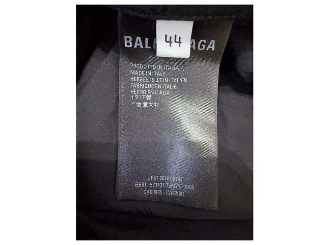 Balenciaga Windjacke Schwarz Polyamid Größe 44 Mehrfarben - Ansicht 6