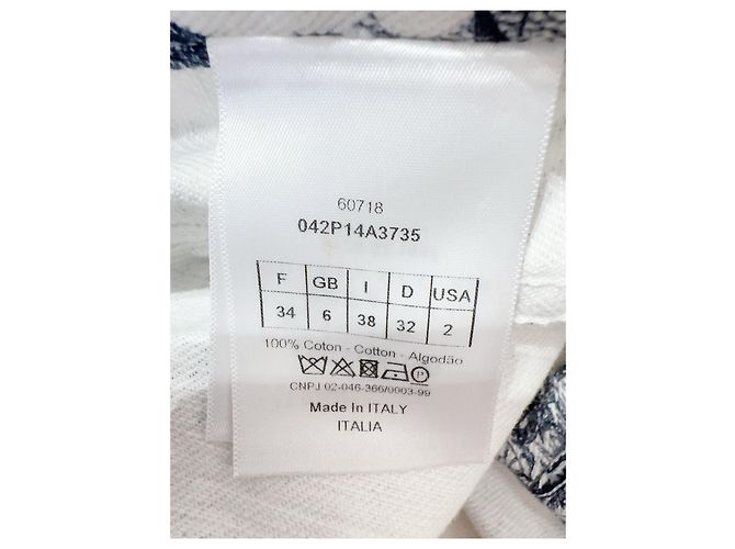 Pantalones Dior con Estampado de Mármol Algodón F34 Multicolor - vista 4