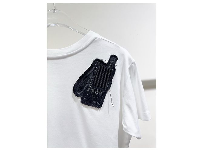 Top Louis Vuitton de algodón blanco Multicolor - vista 4