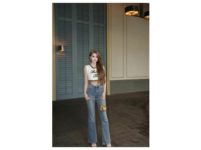 Top Balmain de Tweed Blanco con Ribete de Cadena Talla 38 Multicolor - vista 7