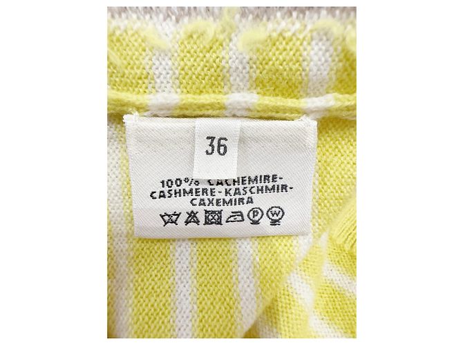 Hermès Oberteil aus Kaschmir Mehrfarbig Größe 36 Mehrfarben - Ansicht 4