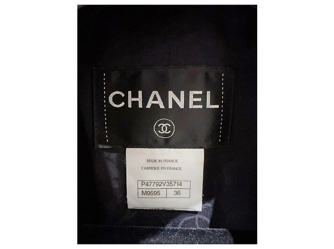 Abrigo Chanel de tweed Multicolor - vista 3