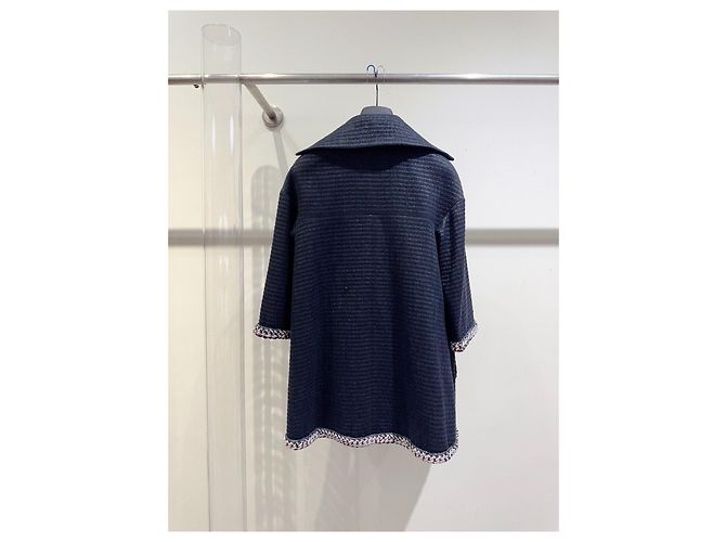 Abrigo Chanel de tweed Multicolor - vista 4