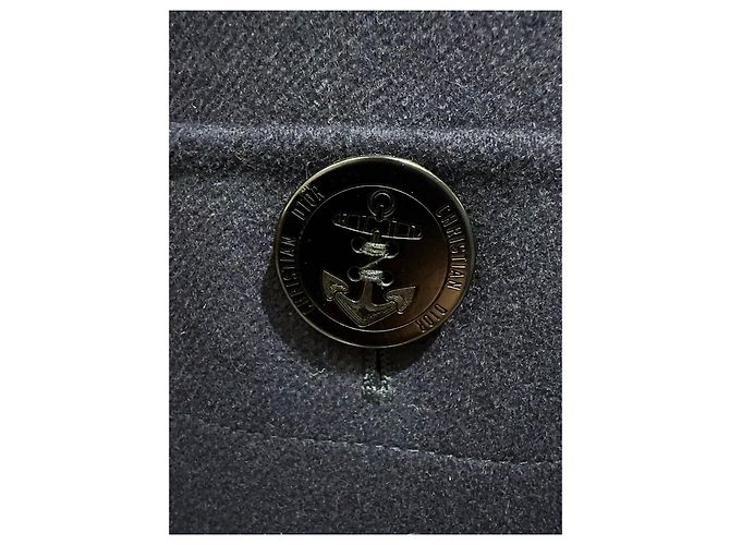 Dior Navy Tweed Jacket with Sailor Collar Size 36 Multiple colors - view 2